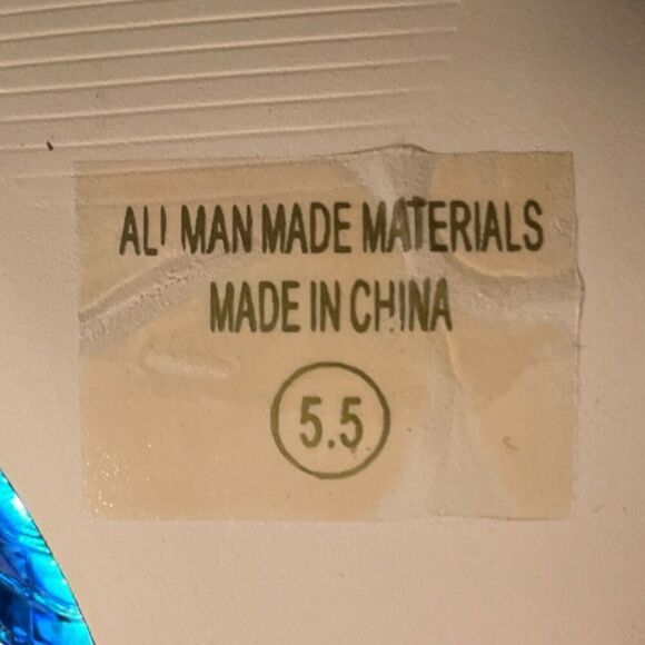 Chase & Chloe Rainbow Snake Iridescent Pointed Toe Heels NIB Designer US 5.5 - Picture 13 of 15